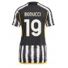 Damen Fußballbekleidung Juventus Leonardo Bonucci #19 Heimtrikot 2023-24 Kurzarm